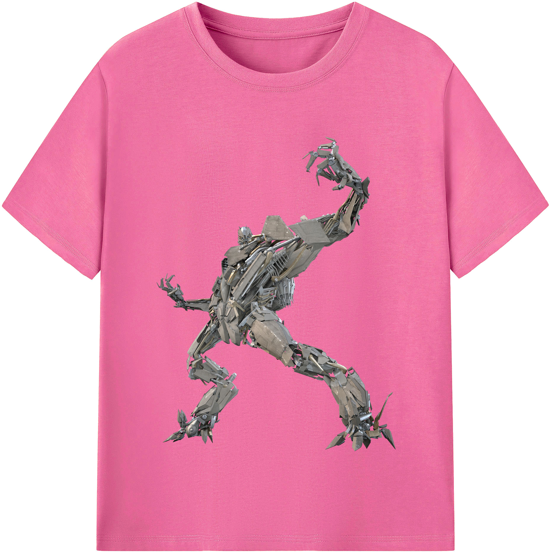 （画像用）  レディースカジュアルプリントTシャツ（綿100％）